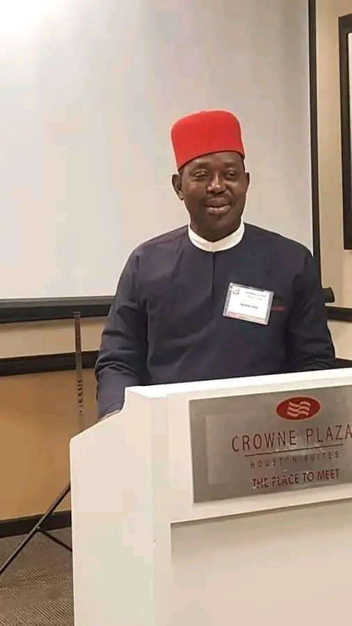 The Vice President of Ohaneze Ndigbo Worldwide Damian Okeke-Ogene