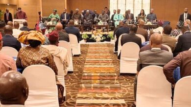 President Tinubu Meets Nigerians In India