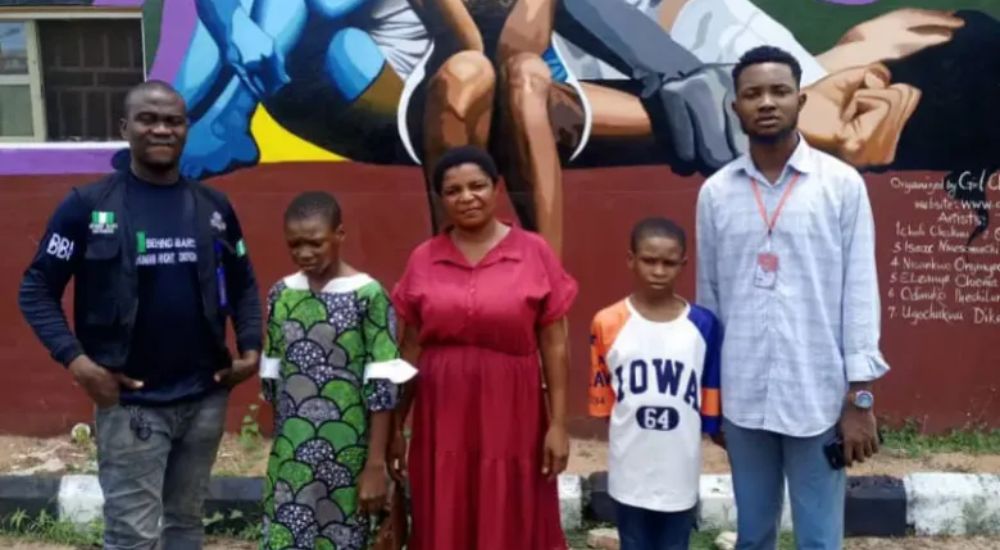 A woman in  Abia community accuses her in-laws of kidnapping her children, causing a family crisis.