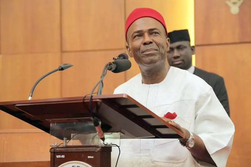 Just In: Ogbonnaya Onu, a minister under Buhari and a former governor of abia state, has died.